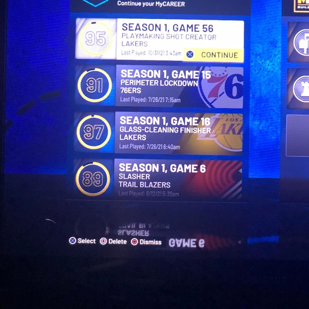 Nba2K21 Account! Elite 1! 5 95+ (3 Bigs 2 Guards)! 2 More 89 Guards!